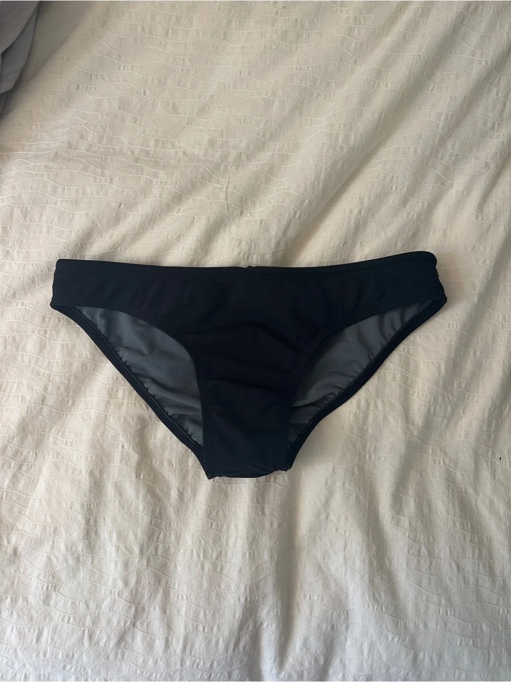 JOLYN 'ANDY' Polyester Swim Bottom in Black